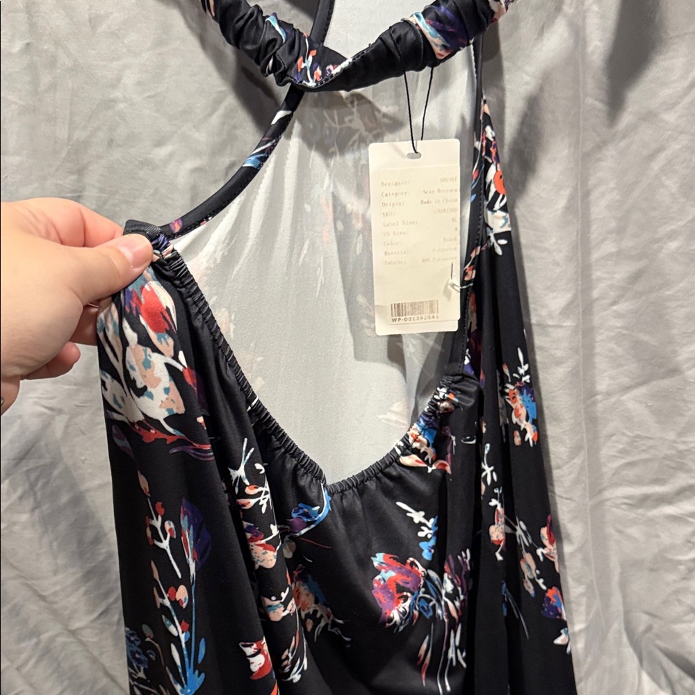 SHAN Multicolor Floral Backless Dress - Picture 7 of 9